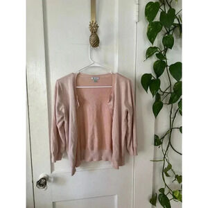 Susina women’s size medium pink Cardigan